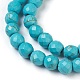 Chapelets de perles en turquoise synthétique TURQ-L029-02-10mm-2