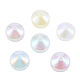 Perlas de acrílico chapadas en arco iris iridiscentes OACR-N010-056-2