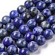 Lapis lazuli naturales hebras de perlas redondas G-E262-01-10mm-8