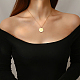 Collane con pendente in acciaio inossidabile della costellazione della bilancia da donna SK1865-1-2