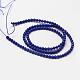 Lapis lazuli perles synthétiques brins G-N0201-01-2mm-2