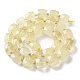 Limone naturale perle di quarzo fili G-B065-A10-3