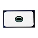 単穴アクリルパールディスプレイボード ルーズビーズペーストボード  接着剤付き  ホワイト  長方形  4.85x3.4x0.1cm  内寸：直径1.2cm ODIS-M006-01A-5