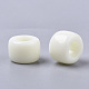 Perles européennes en acrylique opaque X-SACR-N009-17-3