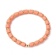 Bracelets extensibles en perles de colonne d’argile polymère BJEW-JB09756-2