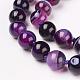 Natural Dyed Agate Multi-strand Necklaces NJEW-F136-A-03-2