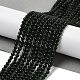 Синтетический зеленый авантюрин бисер нитей G-G189-B03-03-2