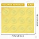 34 Blatt selbstklebende Aufkleber mit Goldfolienprägung DIY-WH0509-004-2