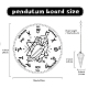 Creatcabin pendolo bordo rabdomanzia collana divinazione kit fai da te DIY-CN0001-78-2