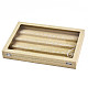 Cajas de exhibición colgantes de tela y madera ODIS-R003-10-5