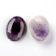 Oval Natural Amethyst Cabochons G-I171-18x25mm-08-1