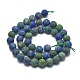 Chapelets de perles en chrysocolle et lapis lazuli naturelles G-I254-02B-2