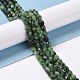 Natural Ruby in Zoisite Beads Strands G-K318-03-2