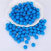 Круглые силиконовые фокусные бусины SI-JX0046A-26