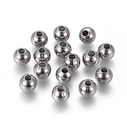 Бусины из нержавеющей стали марки 304 STAS-I021-8mm
