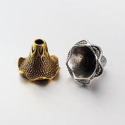 6 -petal тибетском стиле сплава крышки шарика PALLOY-N0113-05