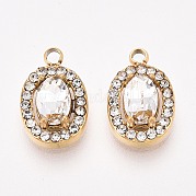 Подвески из нержавеющей стали 304 с кубическим цирконием STAS-OY004-01G-01