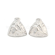 Треугольные серьги-гвоздики из нержавеющей стали 304 EJEW-L290-026P