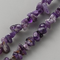 Природный аметист нитей бисера&nbsp;G-WH0035-25A