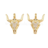 Ottone micro spianare pendenti zirconi&nbsp;KK-B157-09G