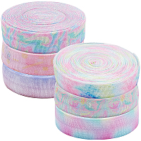  FINGERINSPIRE 6 Yards Rainbow Color Nylon Elastic Ribbon  20/25/38mm Wide Sewing Elastic Ribbon Trim Flat with Stripe Pattern Colored  Striped Elastic Ribbon for Waistband Wig Bands Sewing Accessories : Home 