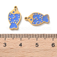 Ionenplattierung (IP) 304 Edelstahl Emaille Anhänger&nbsp;STAS-M102-12B-G