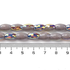 Нити бусин с цветным гальваническим покрытием ab&nbsp;X-EGLA-H104-03D