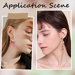 Наборы для самостоятельного изготовления сережек в виде вишни&nbsp;DIY-SC0031-71