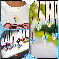 12шт стеклянные подвески&nbsp;GLAA-SP0001-44