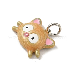 Подвески из латуни с эмалью в стойку KK-S366-03P