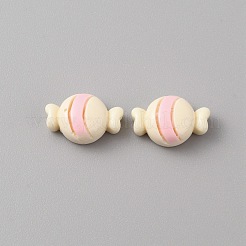 Lebensmittel-Cabochons aus undurchsichtigem Kunstharz&nbsp;RESI-WH0036-11C