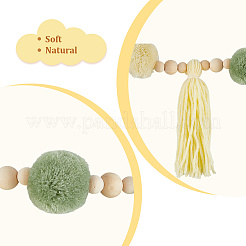 Круглые хлопковые кисточки настенные украшения&nbsp;HJEW-WH20003-19B