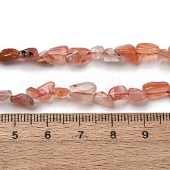 Природный агат бисер нитей G-I389-A38