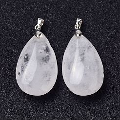 Природного кварца хрустальных подвесок&nbsp;X-G-D084-01P-B17