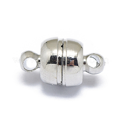 Стойка металлизированный латунь магнитные застежки&nbsp;X-KK-F801-06-P