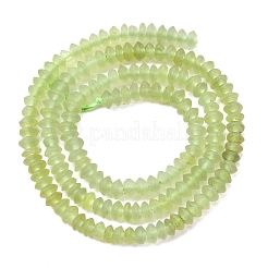 Природного зеленого нефрита нитей бисера G-F808-F01-01