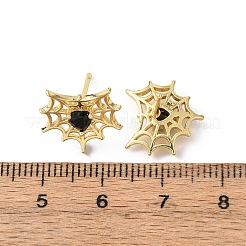 Латунные микро проложить серьги стержня кубического циркония&nbsp;LS-EJEW-Z156-02G-02