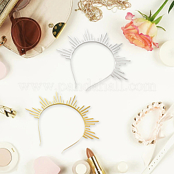 2 шт. 2-х цветные литые резинки для волос OHAR-CY0001-04