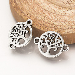 Соединители из сплава в тибетском стиле&nbsp;TIBE-Q077-12AS-RS