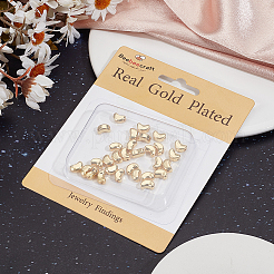 50 шт. Латунные бусины&nbsp;KK-BBC0013-14