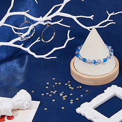 120 шт. 6 стиля стойки для гальванизации латунных бусин KK-FH0006-97