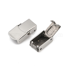 Fermoirs de bracelet de montre en acier inoxydable 304&nbsp;STAS-U055-01A-P