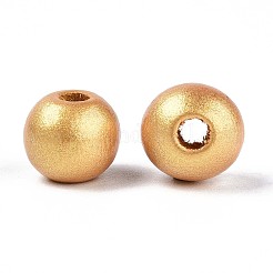 Круглые бусины из натурального дерева схима WOOD-A018-8mm-01