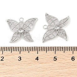 Латунные микропаве прозрачные подвески с фианитом&nbsp;KK-Q816-17P