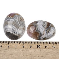 Подвески из натурального аметиста и кружевного агата G-A244-12B-02