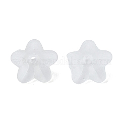 Прозрачные матовые акриловые цветочные бусины&nbsp;X-PL554