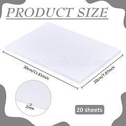 20 feuille de moule en PVC expansé&nbsp;DIY-BC0017-56B