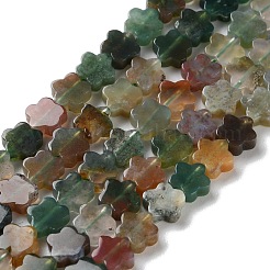 Природного индийского агата бисер нитей&nbsp;G-B138-C04-01