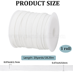 20 ярд полиэстеровых сменных шнурков&nbsp;AJEW-CY0001-93B