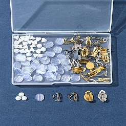 Фурнитура для сережек-клипс из нержавеющей стали 304 STAS-FS0001-59